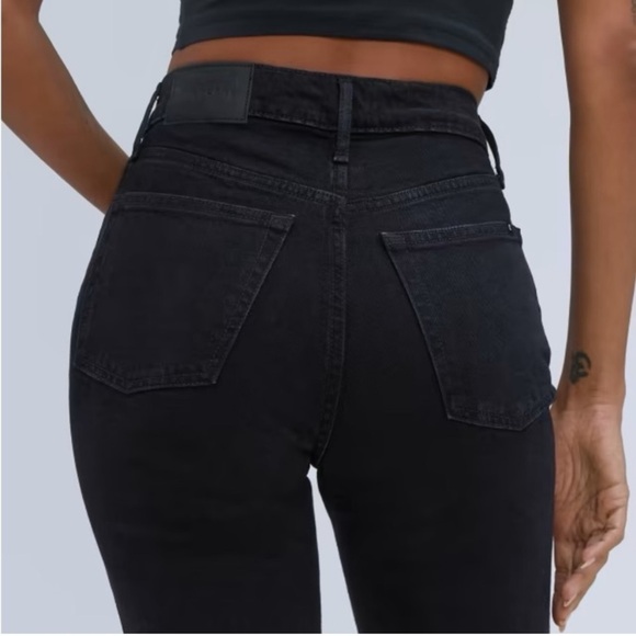 Everlane The Original Cheeky Jean Black Size 27 - Picture 5 of 10